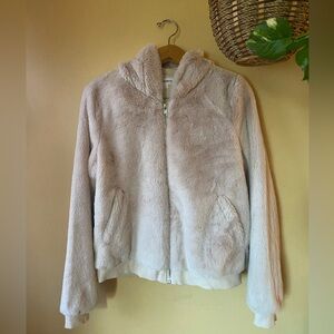 Marissa Hooded Jacket  Hoodie Superdown Large Oatmeal